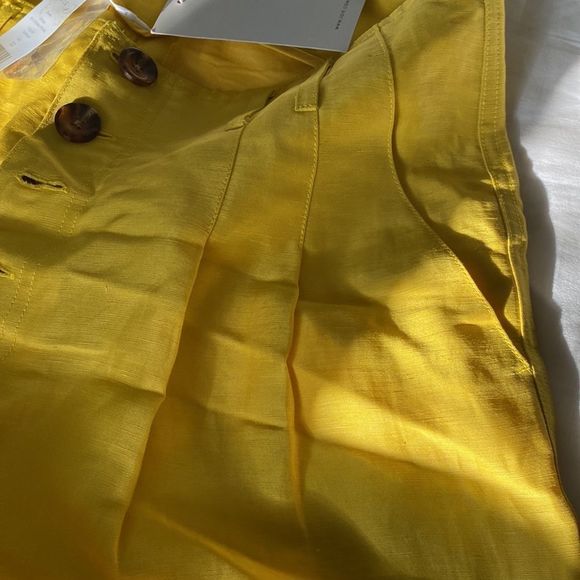 Joie Braden High Waisted Button Linen Blend - Picture 5 of 7